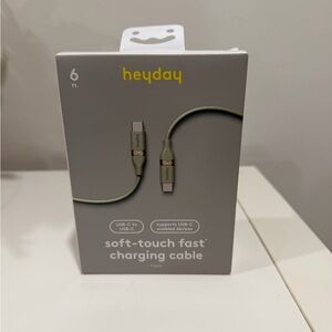 Heyday Soft-Touch USB-C Cable in Olive